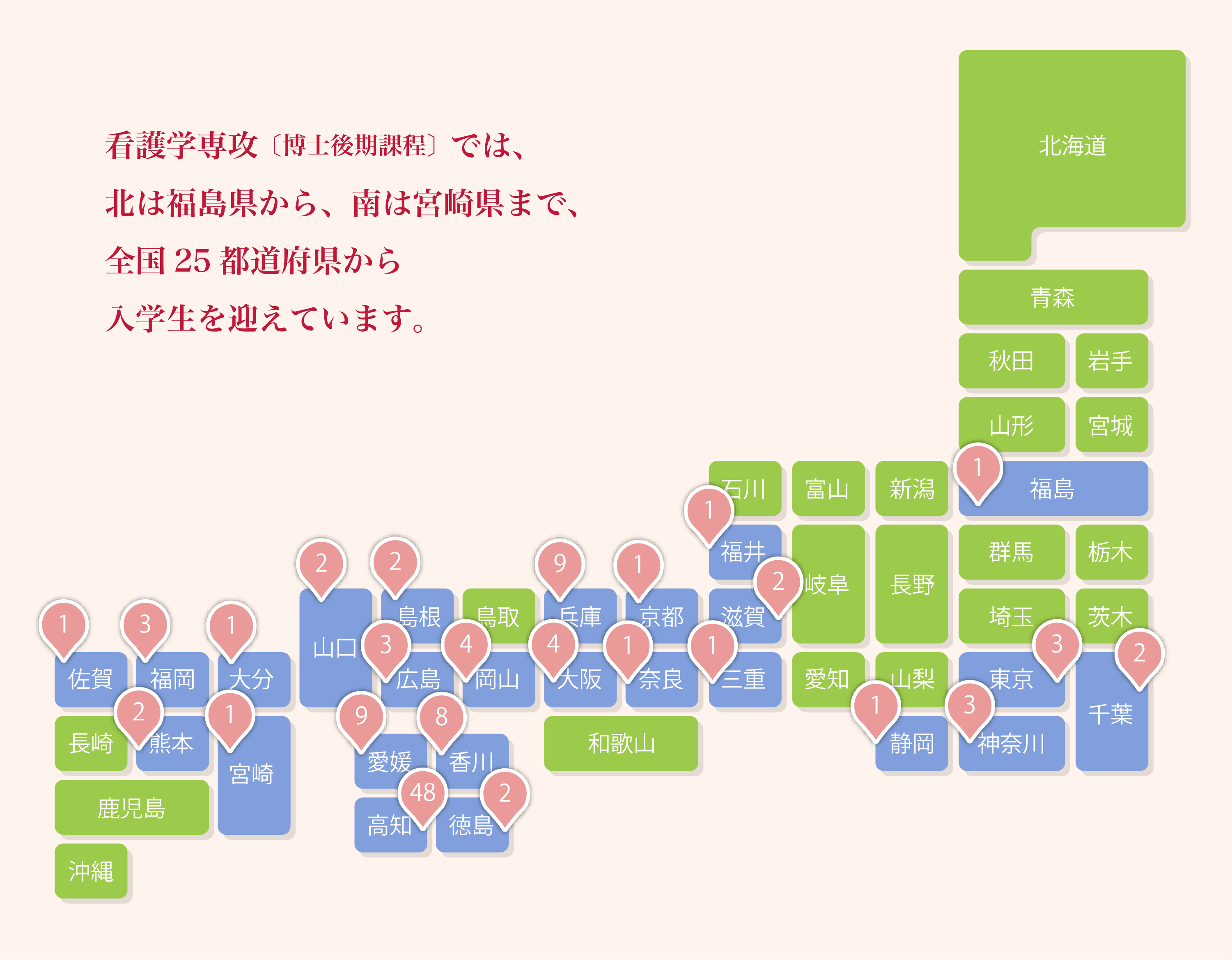 入学者の状況 - 看護学専攻[博士後期課程]の画像