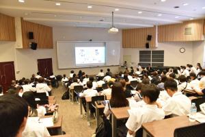 池キャンパス　社会福祉学部の学部説明会の様子