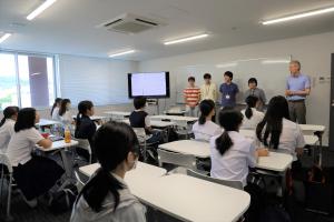 文化学部ゼミ体験の様子