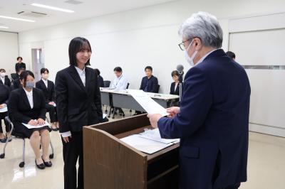 学長奨励賞授与式の様子2