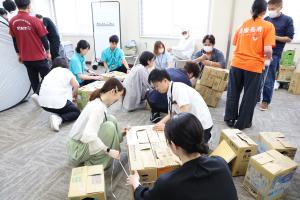 避難所設営③