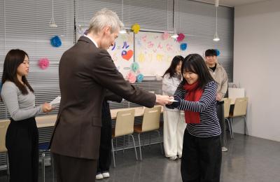 木浦修了証書授与