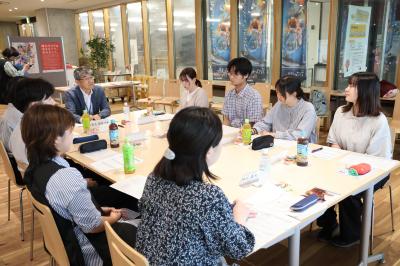 市長と語ろう会の様子