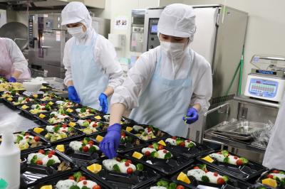 お弁当完成
