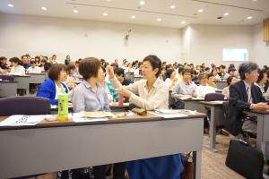 食事介助演習の様子