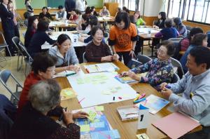 地域づくりを模索する様子