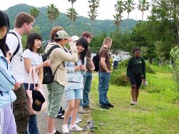 Interacting with International Students (outside)