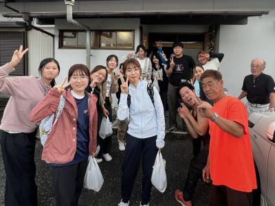 安田町でのボランティア活動の様子1