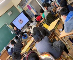 高知市立旭小学校での防災学習