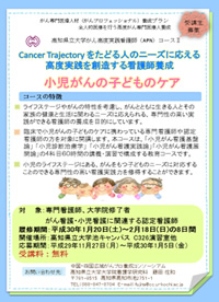 平成29年度高知県立大学 がん高度実践看護師（APN）コースⅡを開催いたします！